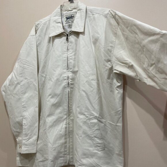 VTG JIMMY DEE COAT JACKET BY STEVE BARRY’S ORIGINAL RUGGED IVORY SZ XXL COTTON - Picture 4 of 16